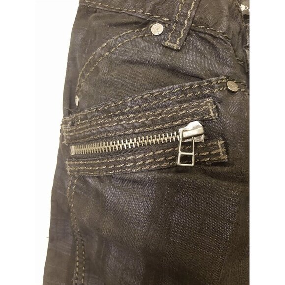 TKL Kosmo Lupo Mens Jeans Clubwear Black Sizes 30 - Picture 16 of 16